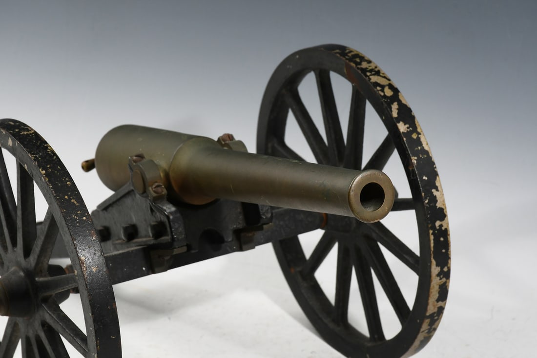FUNCTIONING BRASS CANNON - 2