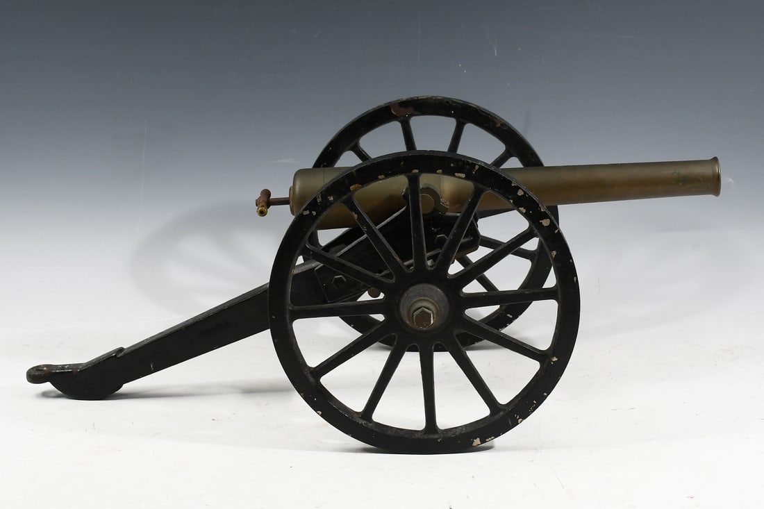 FUNCTIONING BRASS CANNON - 3