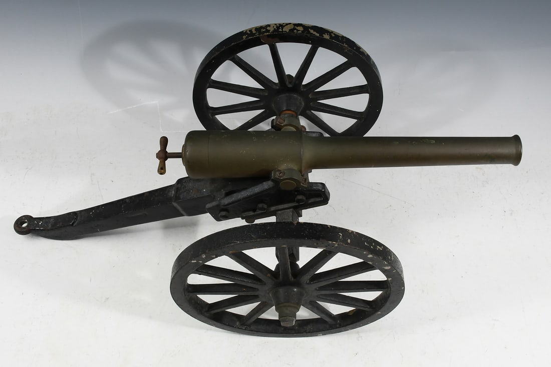 FUNCTIONING BRASS CANNON - 6
