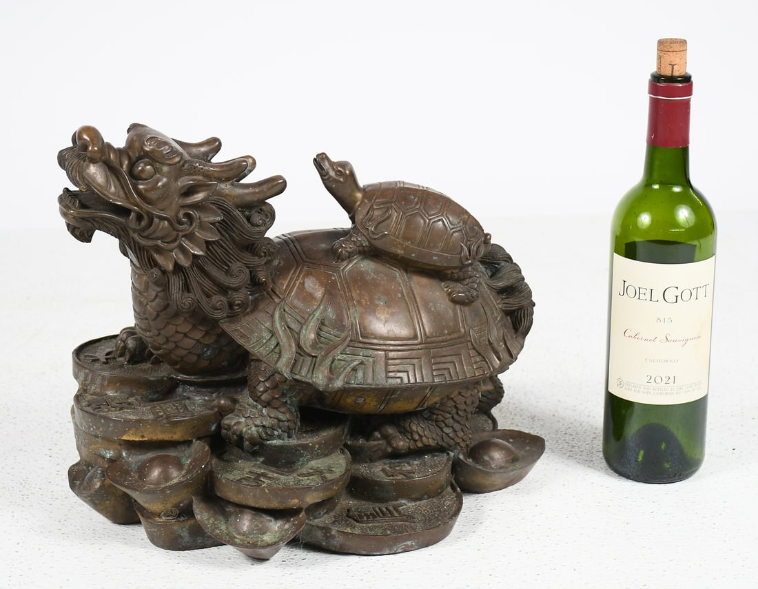 SYMBOLIC CHINESE TURTLES BRONZE (1 of 4)