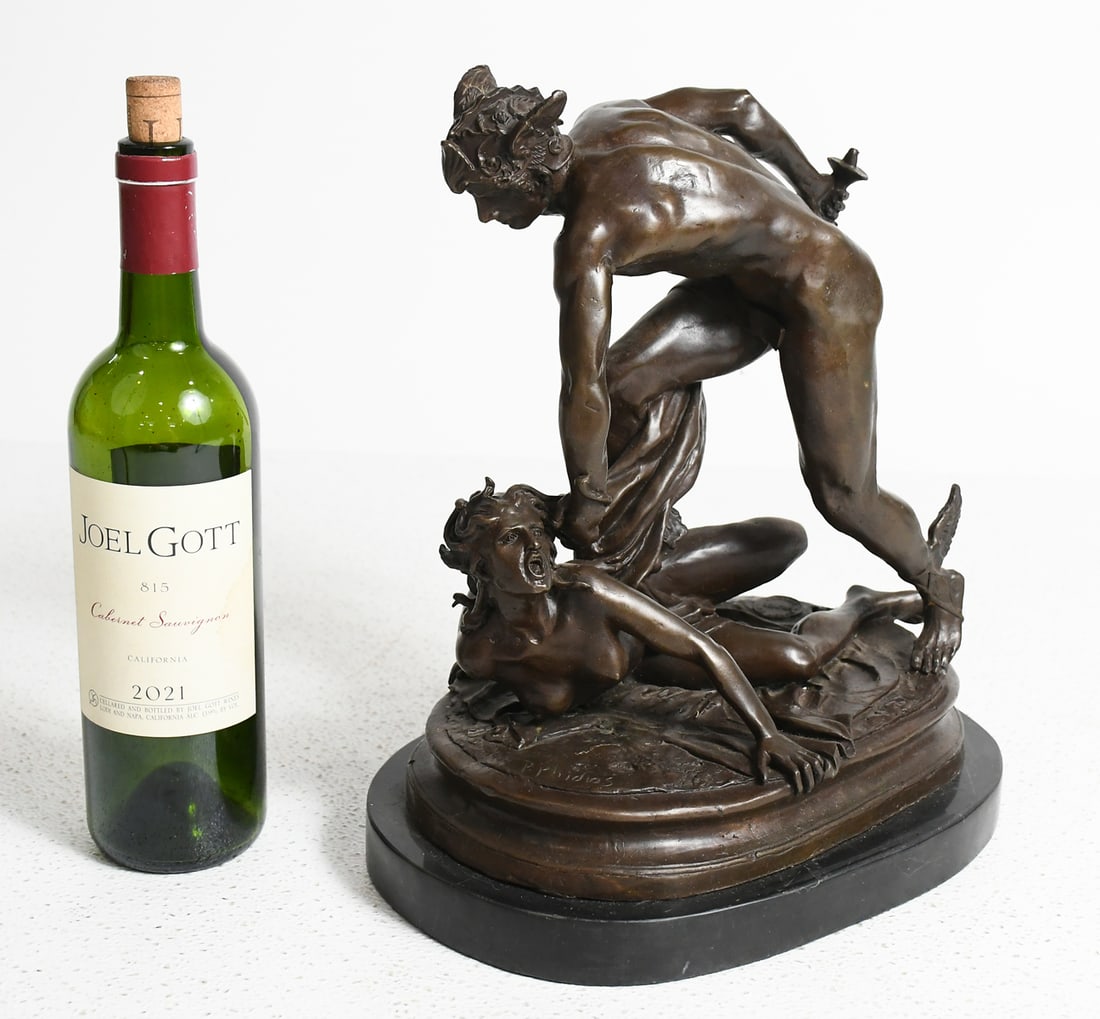 PERSEUS AND MEDUSA BRONZE GROUPING (1 of 6)