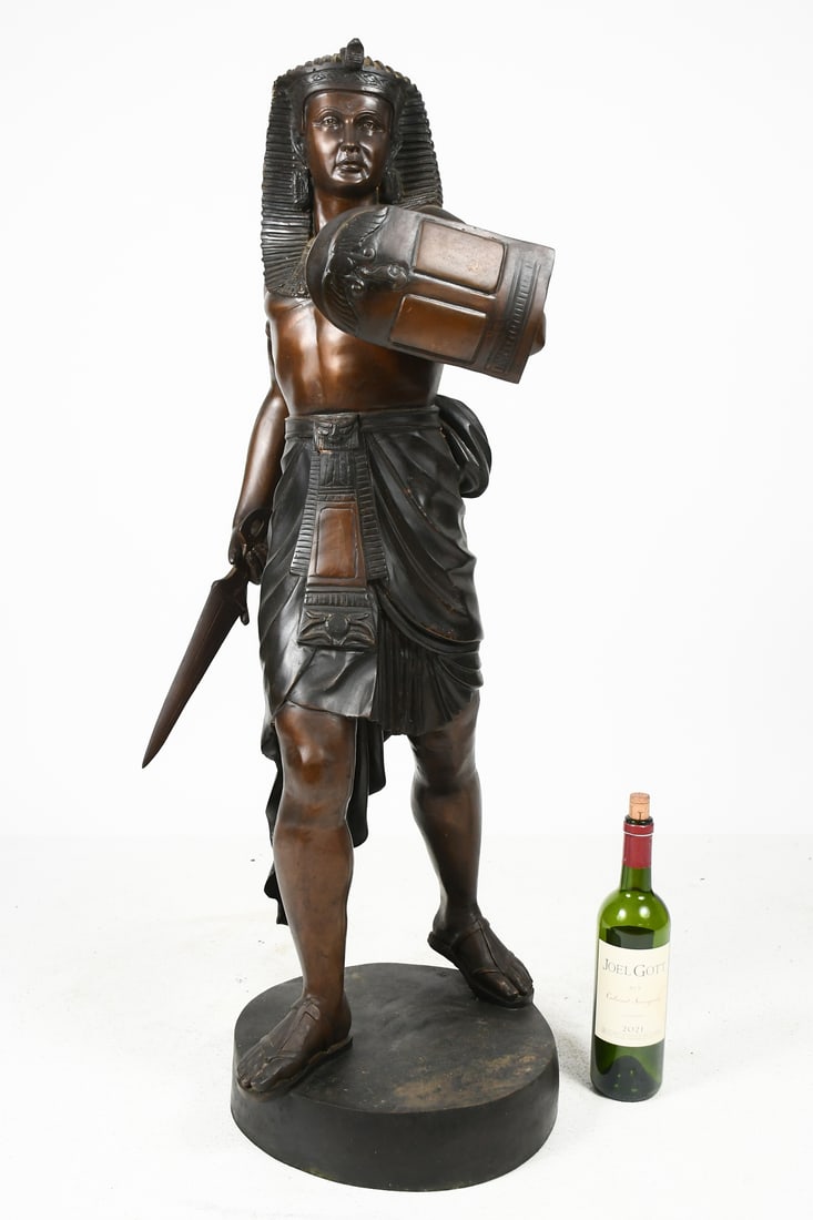 EGYPTIAN WARRIOR BRONZE (1 of 3)