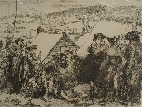 4 AMERICAN ART FOUNDATION ORIG ETCHINGS: 8 PC LOT OF ORIGINAL ETCHINGS PRINTED BY THE AMERICAN ART FOUNDATION: 4 title pages and 4 etchings by the following artist; Ralph Boyer, "The First American Army"; Kerr Eby, "Stemming the Retreat at M
