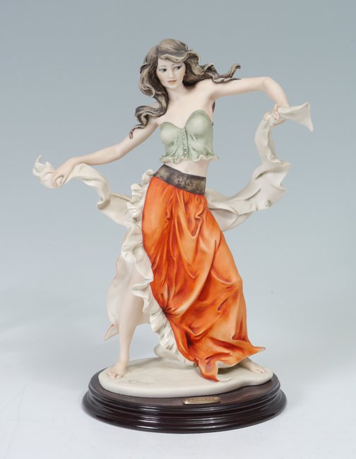 GIUSEPPE ARMANI FIGURE ESMERALDA #0198C: GIUSEPPE ARMANI FLORENCE SCULTURE d'ARTE "ESMERALDA": #0198C, approx. 12 1/2"h.