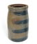 5 PIECE PENNSYLVANIA STONEWARE CHURNS/JARS - 4