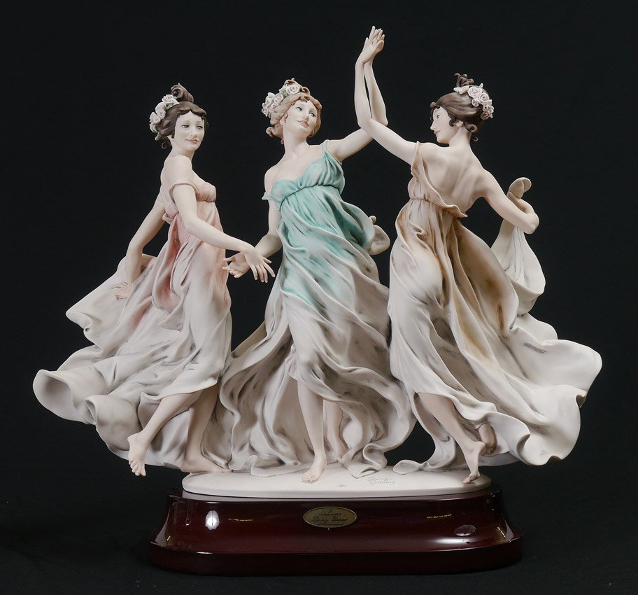 G ARMANI SPRING DANCE 1811C LE 81/750: GIUSEPPE ARMANI FLORENCE SCULTURE d'ARTE LIMITED EDITION: ''SPRING DANCE'', #1811C, Limited Edition 81/750, 22 1/2''h. x 24'' x 10'' approx.