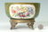 SEVRES STYLE HAND PAINTED BOWL WITH BRONZE BASE - 2