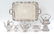 HAWKSWORTH, EYRE & CO. SILVERPLATE TEA SERVICE - 2