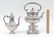 HAWKSWORTH, EYRE & CO. SILVERPLATE TEA SERVICE - 4