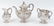 HAWKSWORTH, EYRE & CO. SILVERPLATE TEA SERVICE - 7