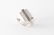 MEN'S BLACK & WHITE DIAMOND RING 10k GOLD SZ 11