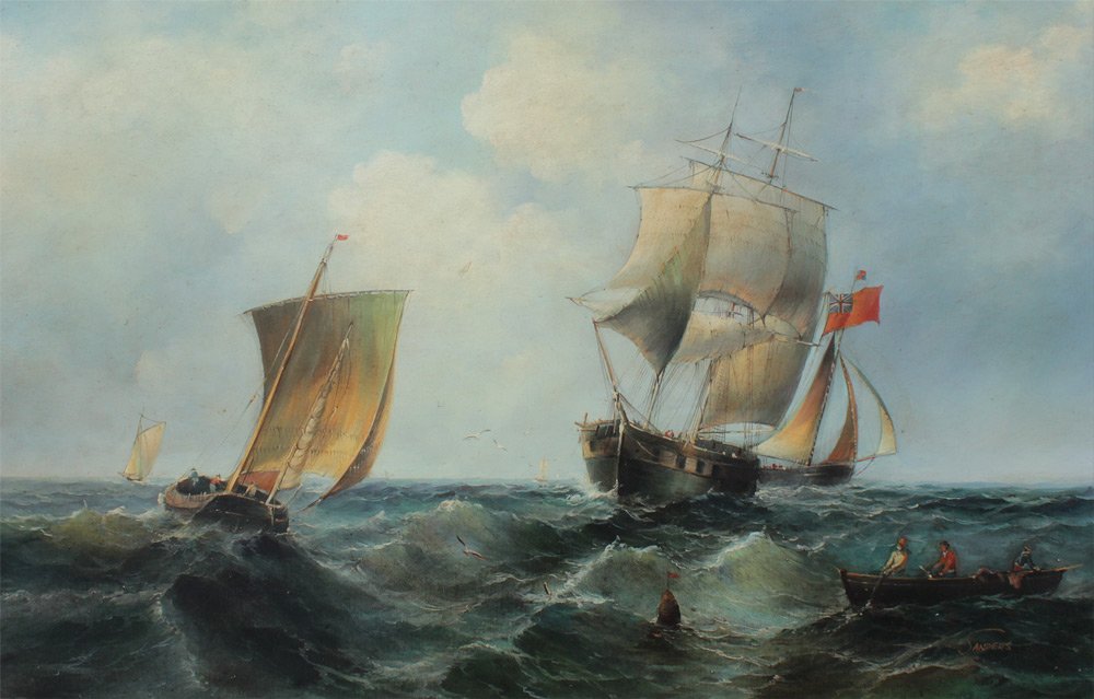 ROBERT SANDERS MARITIME PAINTING