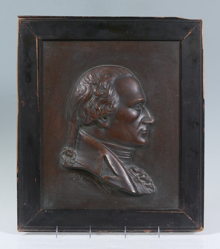 LARGE BRONZE PLAQUE OF HAMILTON C.L. HOGEBOOM