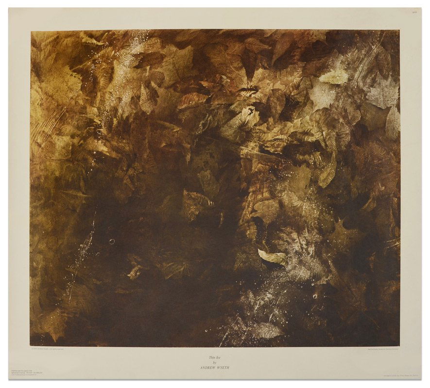 BRANDYWINE RIVER MUSEUM ANDREW WYETH THIN ICE PRINT Jul