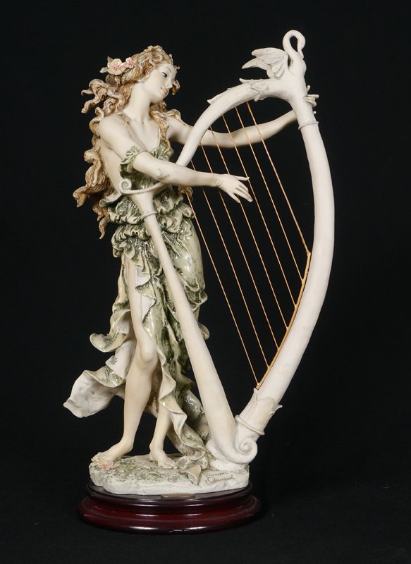 GIUSEPPE ARMANI LIMITED EDITION ANGELICA 484 C: GIUSEPPE ARMANI FLORENCE SCULTURE d'ARTE LIMITED EDITION FIGURINE: ANGELICA 484 C, # 1556/5000, 19''h. x 11'' x 7''.