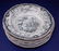 1373A: 9 STAFFORDSHIRE BLACK TRANSFER BOWLS