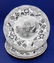 1376A: 4 STAFFORDSHIRE BLACK TRANSFER PLATES