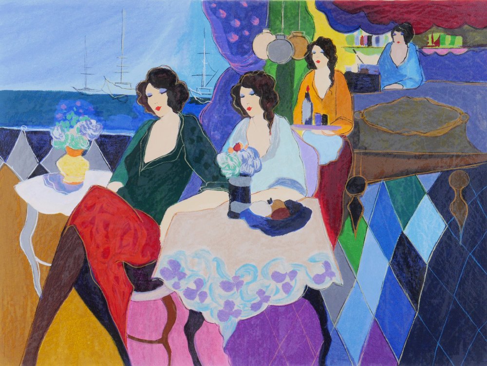 ITZCHAK TARKAY SERIGRAPH ''SILENT THOUGHTS'' (1 of 4)