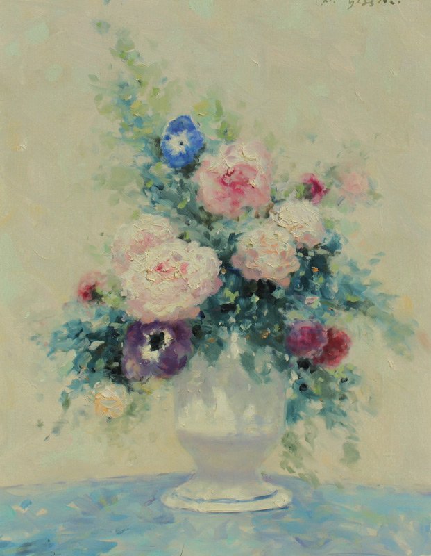 ANDRE GISSON FLORAL STILL LIFE PAINTING (1 of 3)