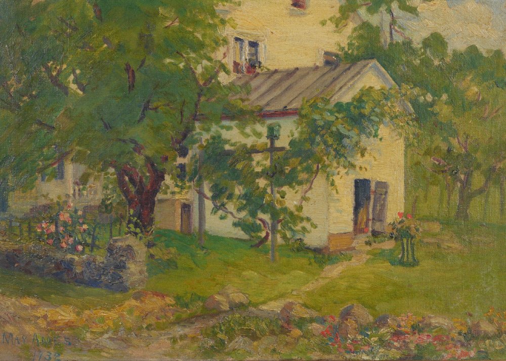 MAY AMES ''THE HOMESTEAD'' PAINTING 1932 (1 of 4)