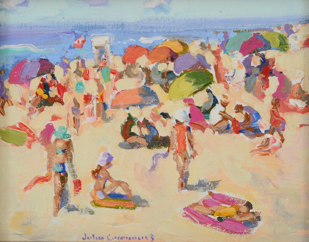 JOHN CRIMMINS CAPE COD BEACH PAINTING (1 of 3)