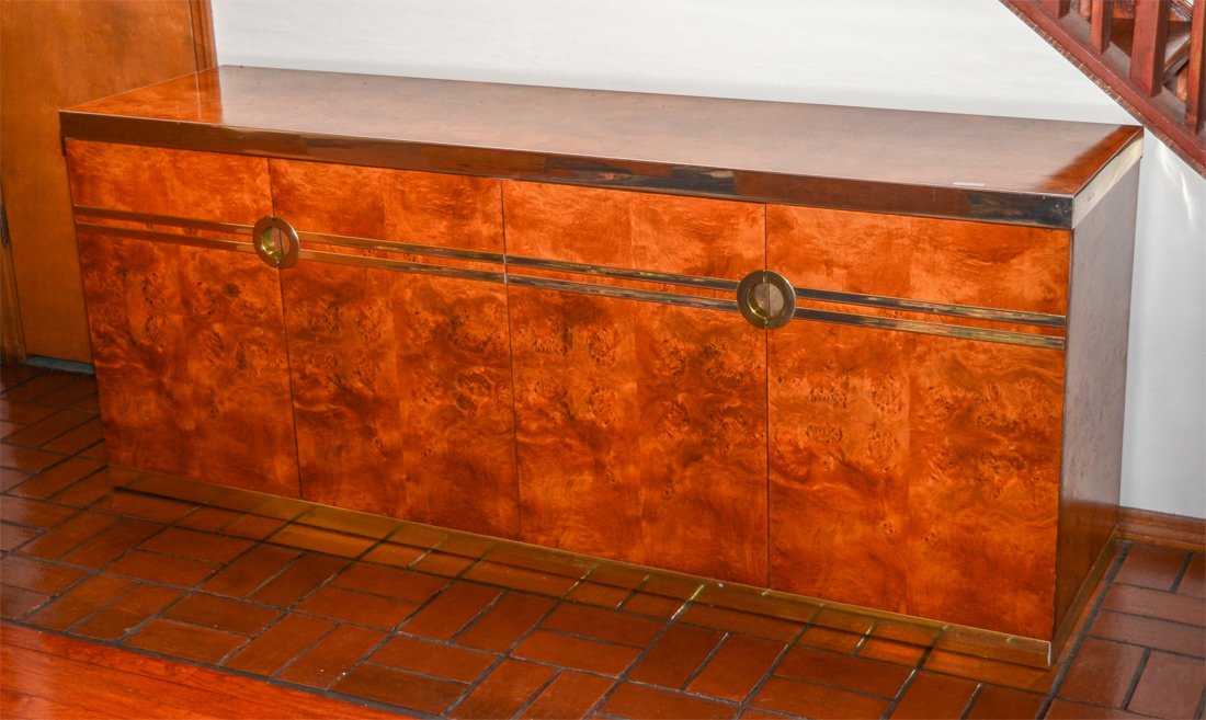 PIERRE CARDIN BURL OLIVE SIDEBOARD (1 of 2)