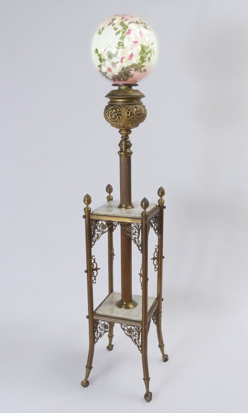 VICTORIAN BANQUET PIANO LAMP (1 of 6)