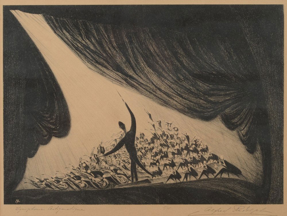 ALFRED RUDOLPH ''SYMPHONIC ASTIGMATIQUE'' LITHOGRAPH (1 of 4)