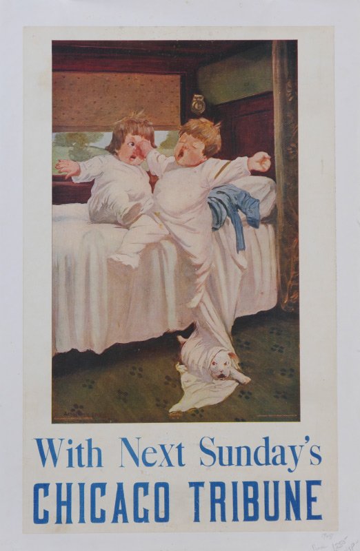 ANGUS MACDONALL 1908 CHICAGO TRIBUNE POSTER (1 of 4)