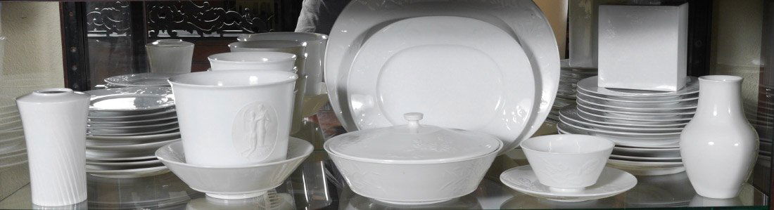 34 pc KOM FINE WHITE CHINA (1 of 2)