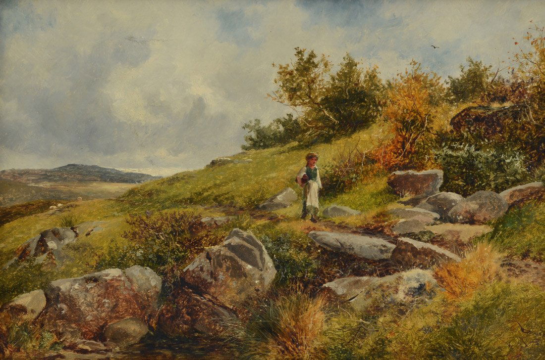 DAVID BATES NORTH WALES PAINTING 1879 (1 of 5)