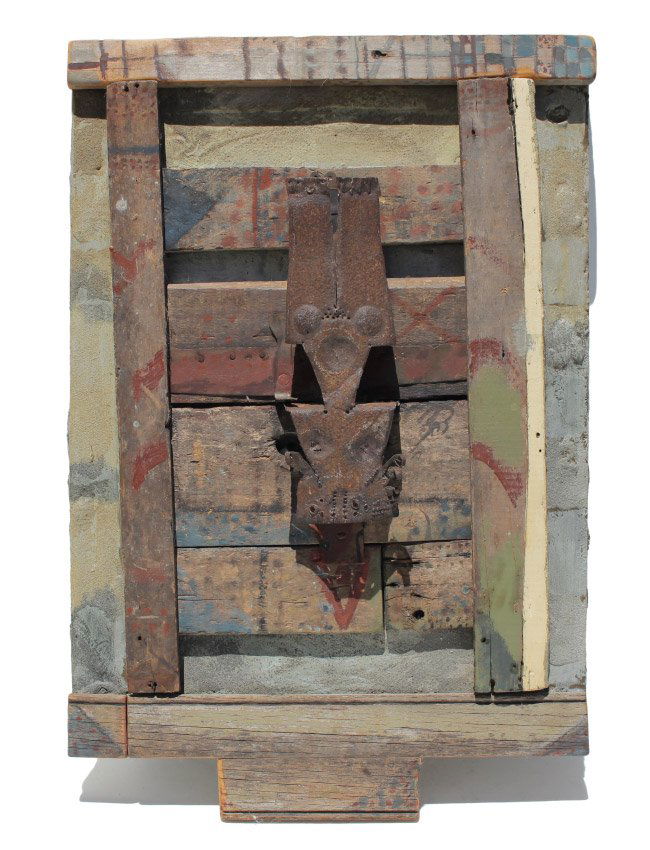 BLAS CASTAGNA MIXED MEDIA METAL ART (1 of 2)