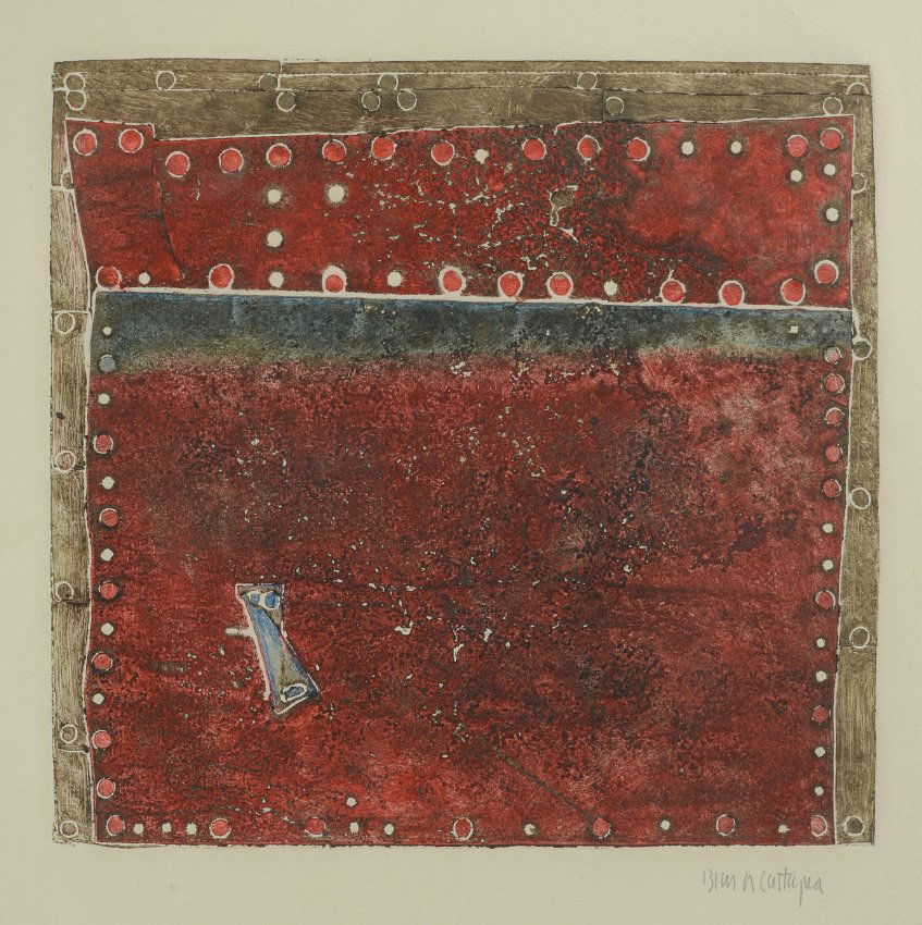 BLAS CASTAGNA MONOTYPE ''RELIEVE ASUR'' (1 of 4)