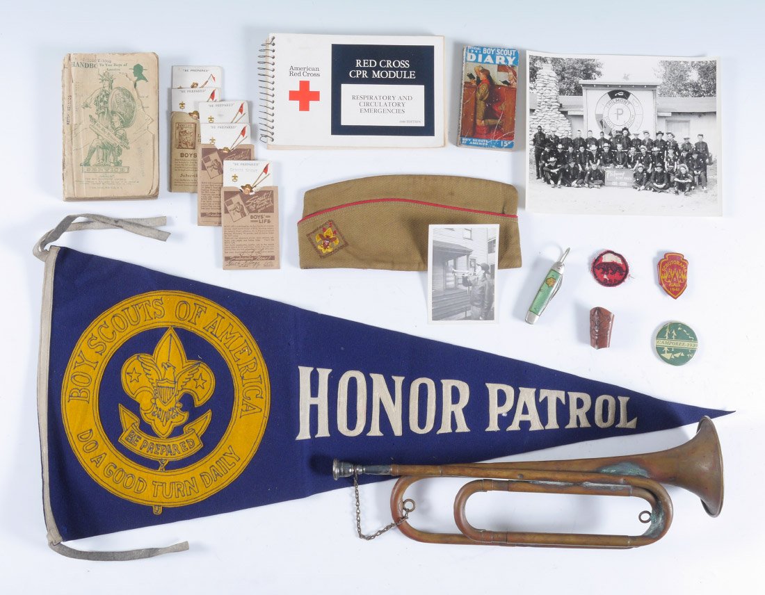 COLLECTION OF 1940'S BOY SCOUT MEMORABILIA (1 of 4)