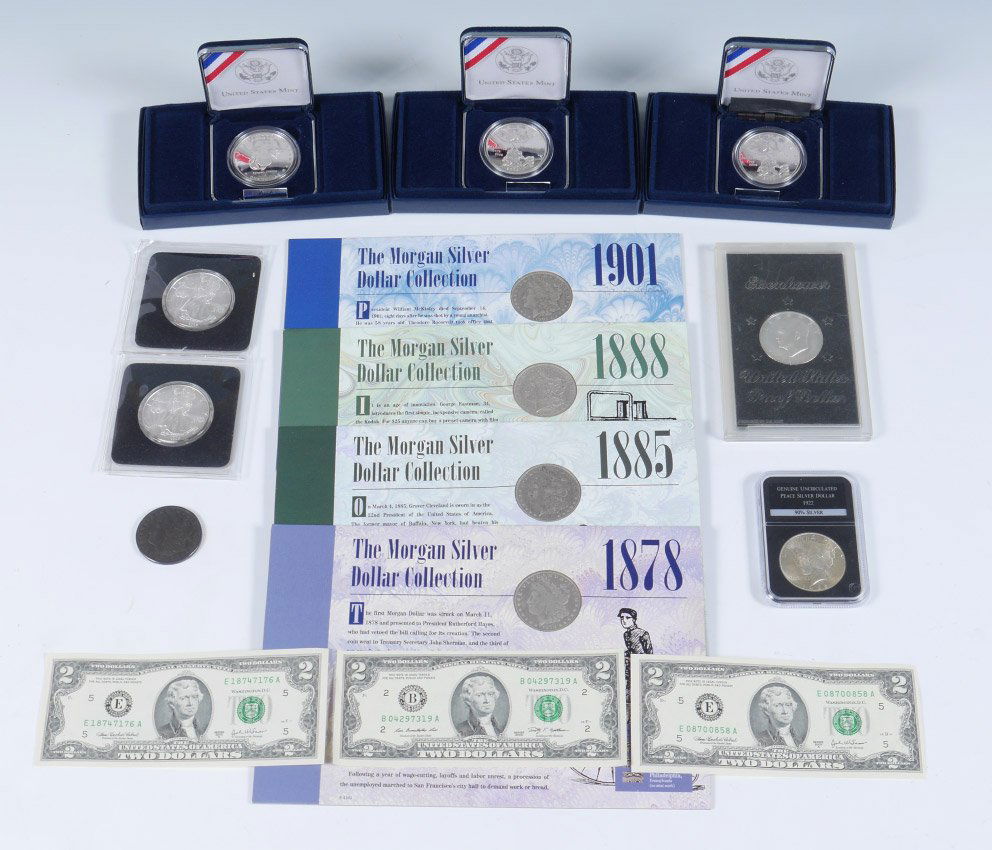 COLLECTION OF US SILVER COINS (1 of 4)