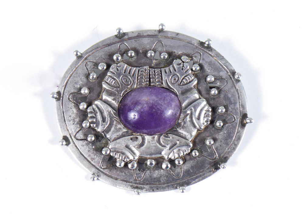 WILLIAM SPRATLING MEXICAN SILVER PIN (1 of 2)