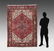 PERSIAN HERIZ HAND KNOTTED WOOL RUG, 5' x 6'7"