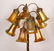 96: LILY FLOOR LAMP 10 STEUBEN AURENE ART GLASS SHADES - 2