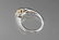 1.13 Ct NATURAL YELLOW DIAMOND RING PLATINUM SZ 7 - 2