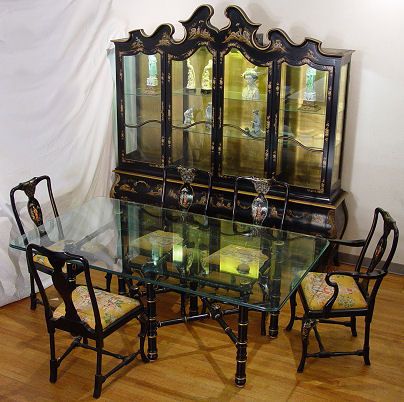 299 Chinoiserie Dining Room Set By Union National Mar 19 2006