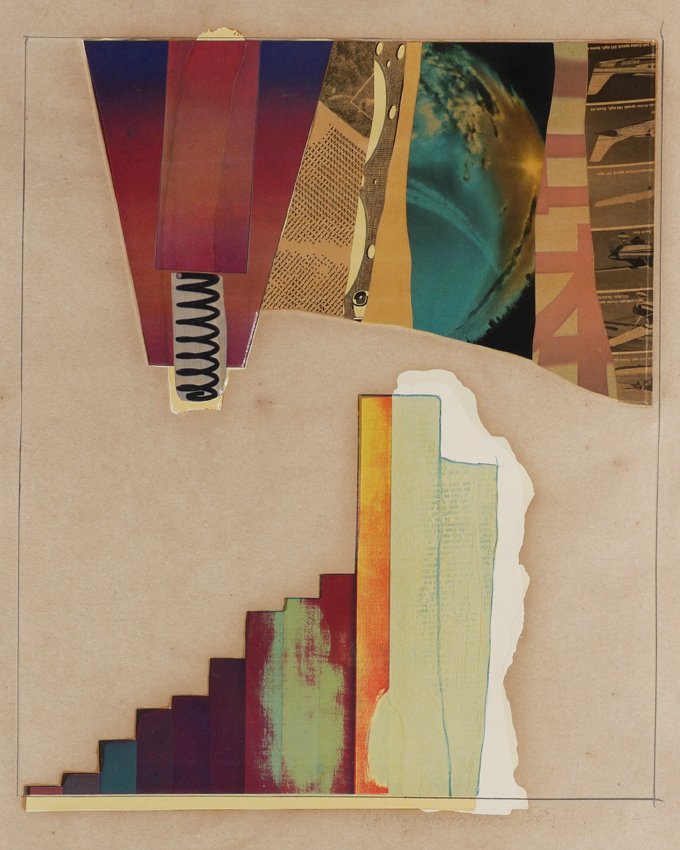 ROBERT RAUSCHENBERG "HORSEFEATHERS THIRTEEN-VII": RAUSCHENBERG, Robert, (American, 1925-2008): "Horsefeathers Thirteen-VII, 1976" (RR72-478), Offset Lithograph/Screen/Pochoir/Collage/Embossed, 24" x 17 5/8", 84 unique works, signed lower right, numbe