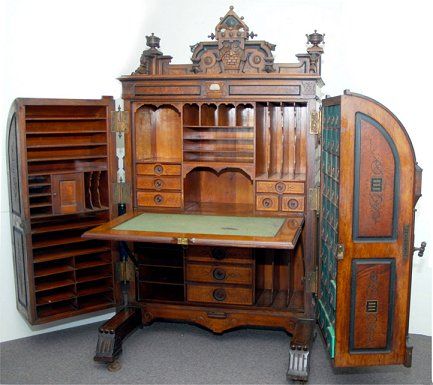 1100 Extra Grade Wooten Cabinet Secretary Desk Apr 23 2006