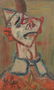 GEN PAUL CUBIST CLOWN PAINTING
