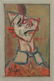 GEN PAUL CUBIST CLOWN PAINTING - 2