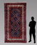 SEMI-ANT KURD-CAUCASIAN H K WOOL RUG 5'2" x 9'6"
