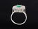 3.02CTW EMERALD & DIAMOND POWER RING - 2