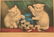 1437: 4 CURRIER & IVES VINTAGE CAT LITHOGRAPHS - 2