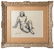 ANTON FRIESZ RECLINGING FEMALE NUDE DRAWING - 3