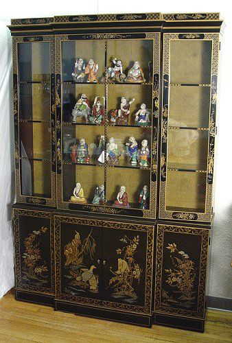 1201 Drexel Heritage Chinoiserie China Curio Cabinet