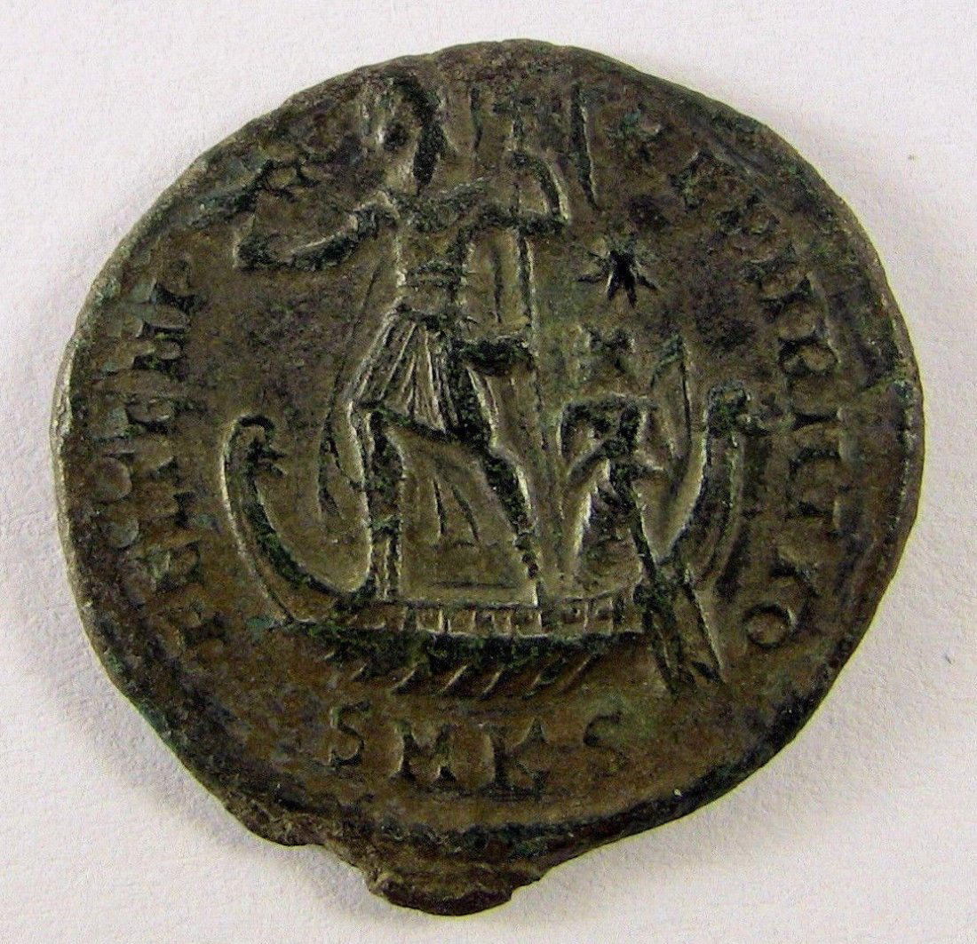 340-350 AD CONSTANS Bronze AE Centenionalis of Cyzicus (1 of 4)